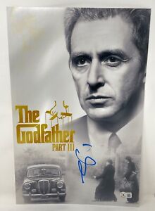 Al Pacino Signed Autograph The Godfather Part III 11x17 Movie Poster Beckett COA