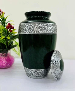 Cremation Urn for Adult Human Ashes - Large Handcrafted Funeral Keepsake Urn - Picture 1 of 8