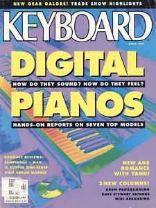KEYBOARD magazine YANNI April 1991 DAVE STEWART - Picture 1 of 1