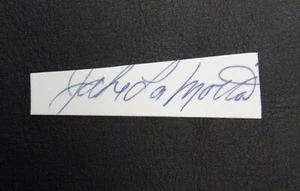 Jake LaMotta wütender Bull Boxer signiert 0,5x1,25 Schnitt JSA authentifiziert - Bild 1 von 3