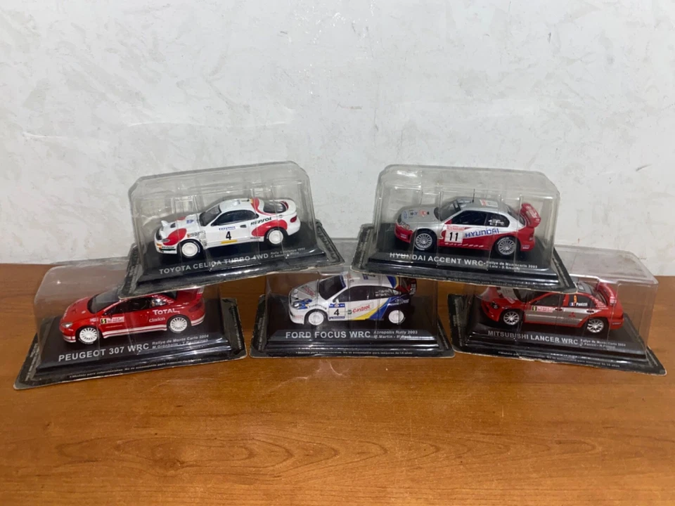 modellini diecast auto rally scala 1:43 edicola nuovi sigillati - Immagine 1 di 1
