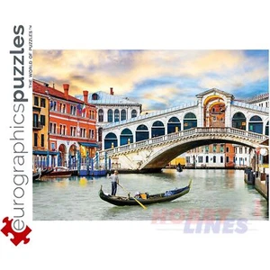 Eurographics VENICE RIALTO BRIDGE City Collection 1000pc Jigsaw Puzzle 6000-0766 - Picture 1 of 4