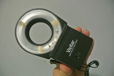 VIVITAR MACROFLASH 5000 RING FLASH W/52MM ADAPTER TESTED AND WORKING - Image 1 of 3
