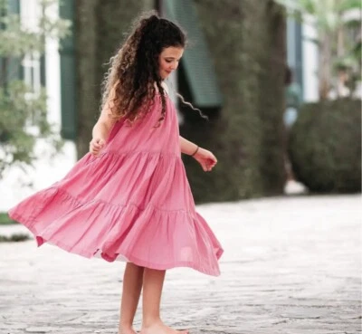 WDW Well Dressed Wolf Pink Mauve Morn Maxi Dress Size 2T 2 Years NWT - Image 1 of 4