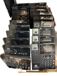 19X Polycom VVX 250 Black Desktop Business IP PHONE ONLY! - Picture 1 of 6