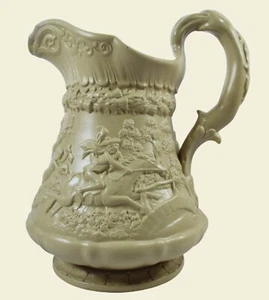 Antica brocca Ridgway Inghilterra Drabware Tam O'Shanter design SPEDIZIONE GRATUITA USA - Foto 1 di 10