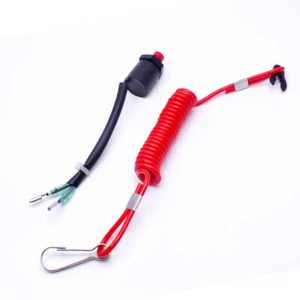 37820-92E03 37820-92E04 Emergency Stop Switch Assy For Suzuki Marine Outboard - Picture 1 of 4