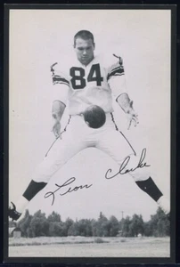 1957 Los Angeles Rams Team Ausgabe Leon Clarke fast neuwertig USC - Bild 1 von 1