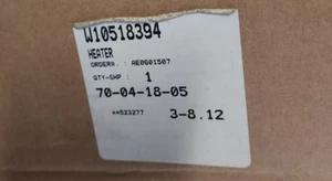 W10518394 WHIRPOOL HEATER ELEMENT-DISHWASHER - Picture 1 of 1