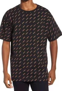 Camiseta WESC Mason M/L/4 Camiseta Gráfica Negra Gama WO Titulada Estampado Completo Suecia - Imagen 1 de 4