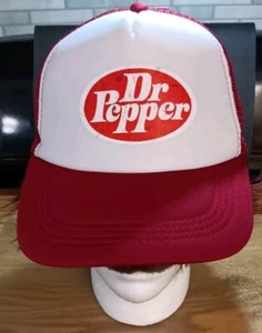 Dr Pepper Retro Vintage Trucker, Gimme Hat, Cap, Mesh, Food Hat - Picture 1 of 5