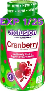 Vitafusion Cranberry Gummies for Women 500mg 60ct SEE PICTURE FOR DATE - Picture 1 of 1