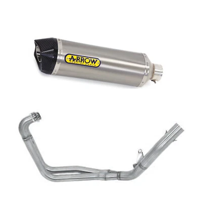 ESCAPE COMPLETO ARROW PARA BMW F 800 R 2009 > 2016 MAXI RACE-TECH TITANIO CARBY - Imagen 1 de 3