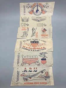 De colección Original Segunda Guerra Mundial Homefront Hierro Patriótico en Transferencias Bandera Águila Años 40 - Imagen 1 de 6