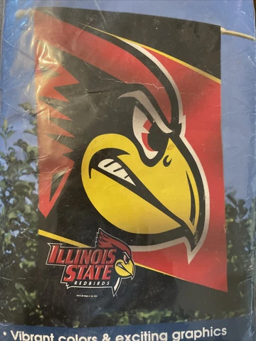 ILLINOIS STATE REDBIRDS 27"X37" NCAA FLAG MADE IN USA Cover