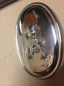 Godinger Embossed Lamb Baby Hair Brush - Picture 1 of 5