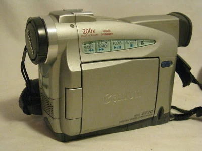 parts ? CANON NTSC 2R20 Digital Video Camcorder 200X * not tested no accessories - Image 1 of 4