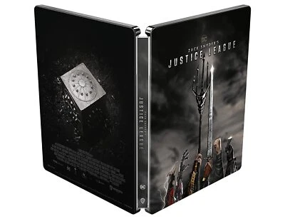 Zack Snyder's Justice League 2021 4K UHD Blu-Ray 4 Discs Steelbook IT NEU - Bild 1 von 4