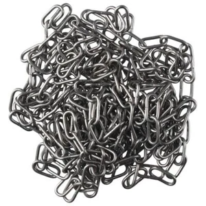 10PCS Stainless Steel Toilet Tank Part Sliver Toilet Flapper Chain Water Tank - Picture 1 of 11