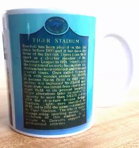 Detroit Tiger Stadium Final Game Historic Site 2 Photo Coffee Mug - Picture 1 of 4