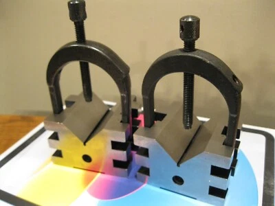 Starrett 568C V-Blocks and Clamps Complete Set Machinist Tools - Image 1 of 4