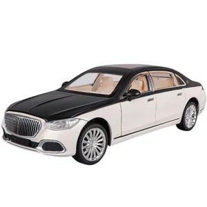 White Pull Back Alloy Metal 1/24 Car Model Birthday Gift With Sound & Light - Picture 1 of 9