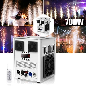 Máquina de chispas frías 700W DMX512 control remoto inalámbrico máquina de fuegos artificiales boda - Imagen 1 de 9