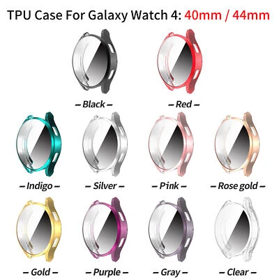 Screen Protector TPU Case Cover For Samsung Galaxy Watch 4 40mm / 44mm Watch FE - Image 1 of 4
