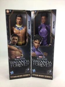 NIB. Marvel Titan Hero Series 12" SHURI AND NAMOR Black Panther Action Figures. - Picture 1 of 8