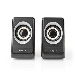CSPR20020BK Enceinte PC | 2.0 | 18 W | Prise 35 mm - Afbeelding 1 van 9