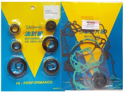 KTM85 KTM 85 SX 2003 - 2012 Full / Complete Gasket Kit & Engine Oil Seal Kit - Image 1 of 2
