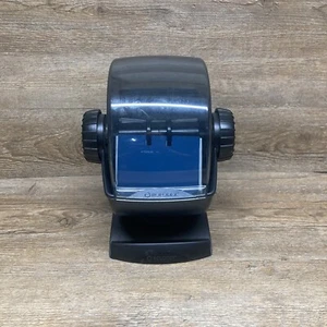 Archivo de recetas de escritorio giratorio cubierto Rolodex negro R-48 estado es usado - Imagen 1 de 9