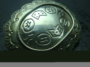 Broche antiguo plata de ley 925 con adornos - Imagen 1 de 1