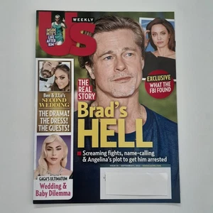 US Weekly Magazine September 5 2022 Issue 36 Brad Pitt Angelina FBI - Picture 1 of 2