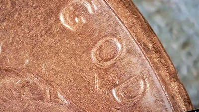 MACHINE DOUBLED Error 2018 D Lincoln, Red #606 - Image 1 of 4