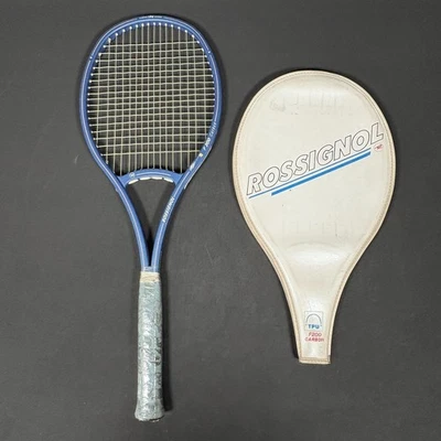 RACCHETTA DA TENNIS ROSSIGNOL TPU F200 CARBON L 4 1/2" N° 4 CON CUSTODIA - Imagen 1 de 4