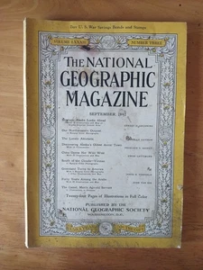 National Geographic Magazine, Sept. 1942, Vol. LXXXII, Nr. Drei - Bild 1 von 4