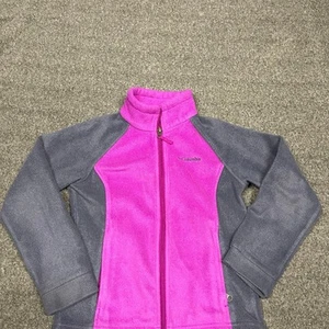 Columbia Kids Girls Full Zip Fleece Jacket size Small - Picture 1 of 4