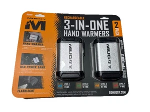Muddy 3-in-1 wiederaufladbare Handwärmer (MUDHW2PK) - 2er Pack - Bild 1 von 2