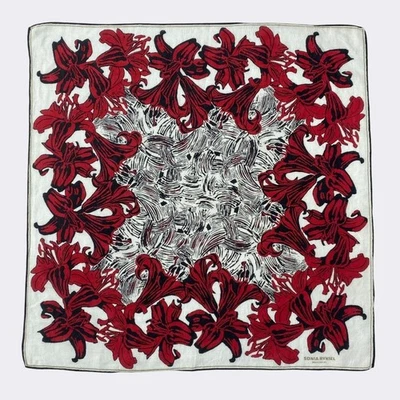 Pañuelo vintage Sonia Rykiel pañuelo pañuelo pañuelo cuadrado de bolsillo regalo Foto 1 de 4