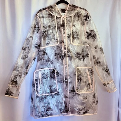 TORRID Disney Princess PVC Raincoat Women’s Plus Size 1X Hood Pockets Pink Trim - Image 1 of 4