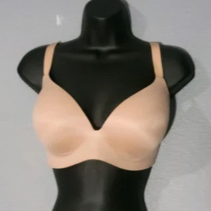 Victoria Secret Womens Push Up Bras Wire Free Nude Sz 38D/D85 - Picture 1 of 8