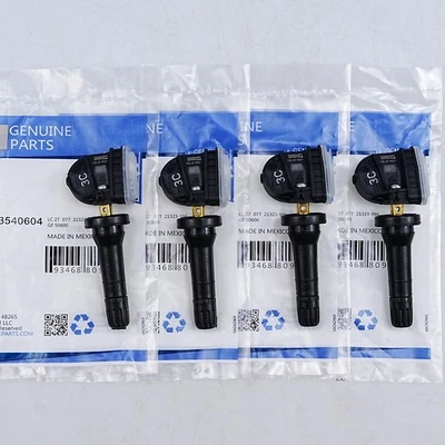 4PCS OEM TPMS 13540604 13528566 Tire Pressure Monitoring Sensor For Chevy Model - Image 1 of 4