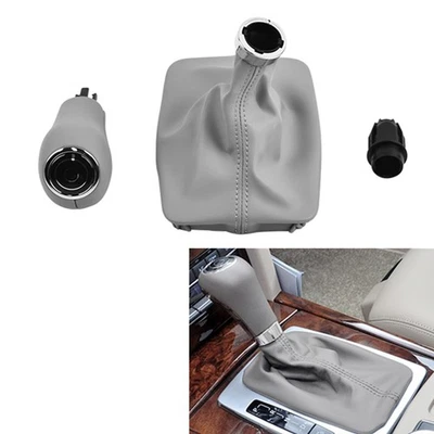 Para Mercedes Benz 2008-2013 2010 W204 C63 C350 AMG perilla de cambio de marchas con arranque gris Foto 1 de 4