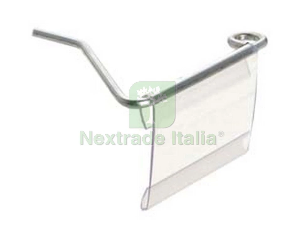 30PZ TARGHETTA IN PVC PORTA CARTELLO MM.66X50: - Immagine 1 di 1