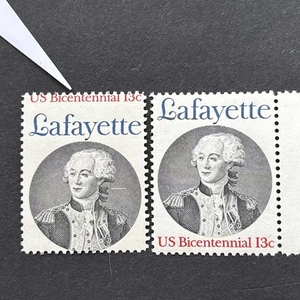 55376 US Stamp Sc#1716 Very Rare Perf Shift Error EFO MNHOG SP* - Picture 1 of 2
