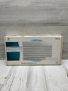 Logitech Cordless Wireless Keyboard With USB Dongle NINTENDO WII -- W/BOX - Picture 1 of 12
