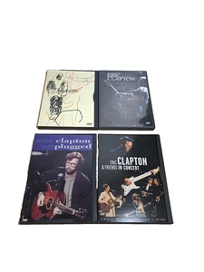 4 Eric Clapton DVDs 24 Nights, The Cream of, Unplugged, & Friends in Concert - Imagen 1 de 6