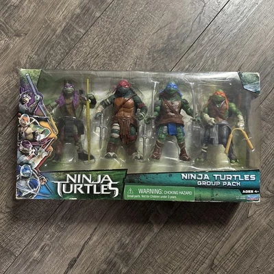 NIB 2014 Teenage Mutant Ninja Turtles Group Pack Action Figure Set - image 1 of 3