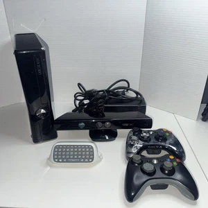 Microsoft XBox 360 E System BLACK Video Game Console 250GB Wireless Bundle 360E - Picture 1 of 10